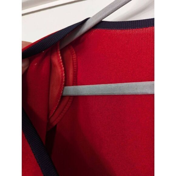 Exclusively Misook Cardigan‎ women's size 2X red blue patriotic plus size - Picture 5 of 10